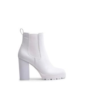 white heels boot